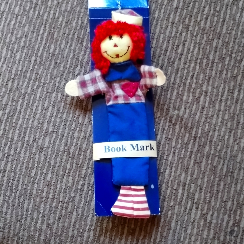 Raggedy ann book mark